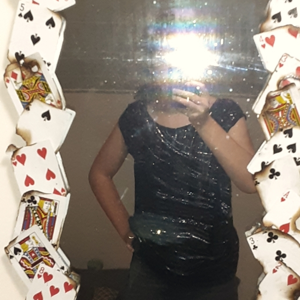 2000s style shirt M black